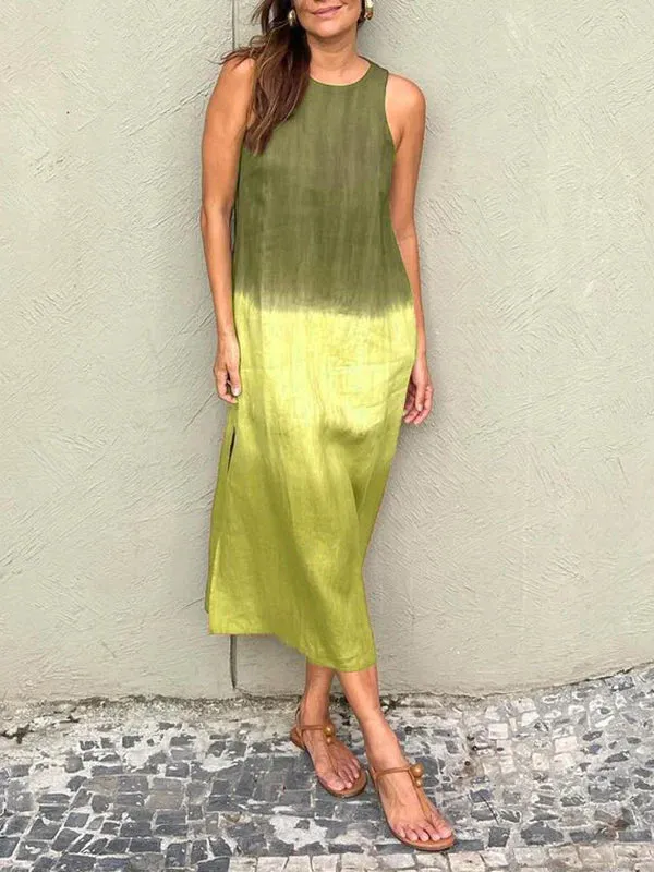 Lake | Casual Gradient Dress