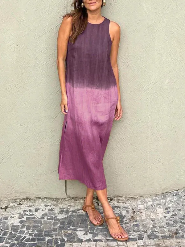 Lake | Casual Gradient Dress