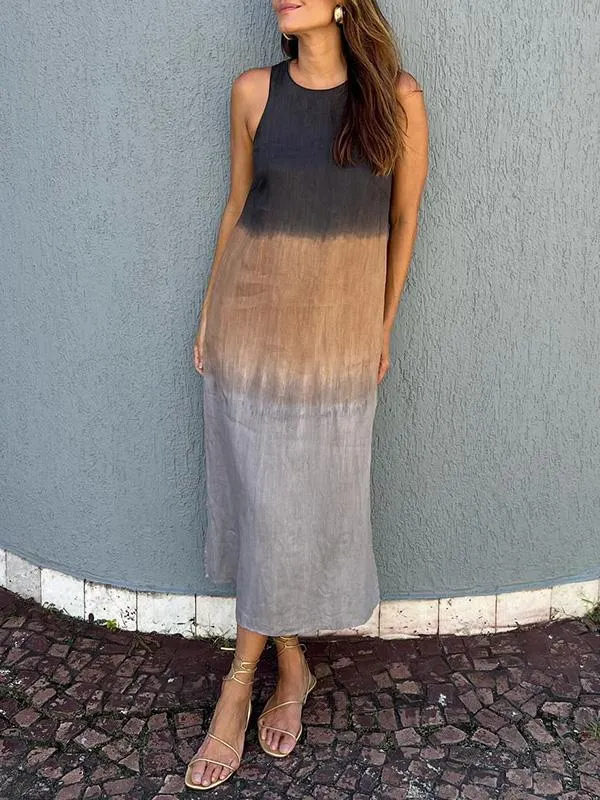 Lake | Casual Gradient Dress