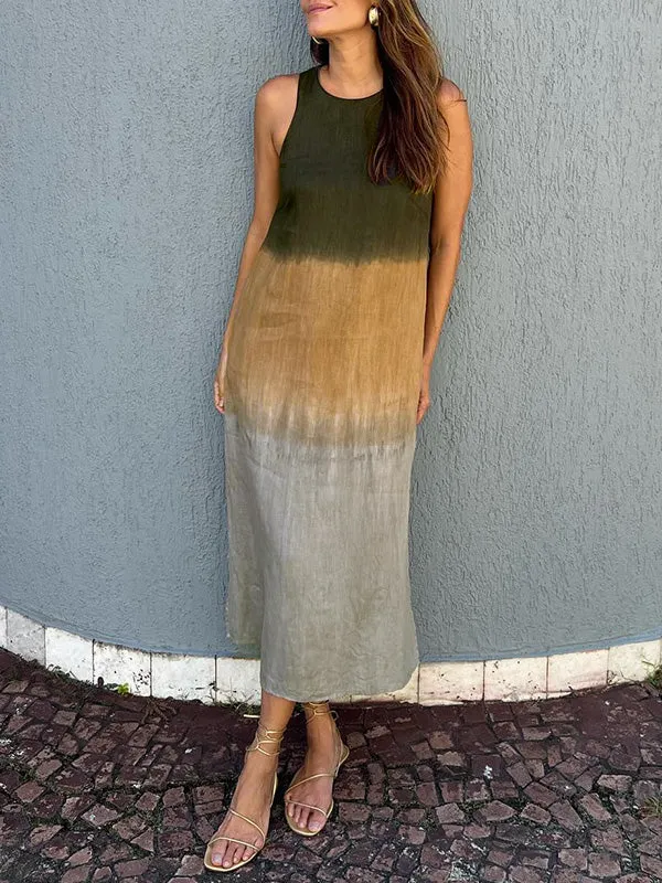 Lake | Casual Gradient Dress