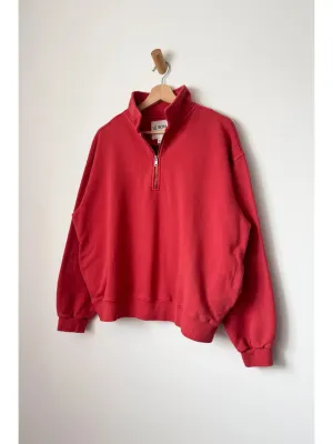 Le Bon Shoppe - French Terry Noah Top (Coral Red)