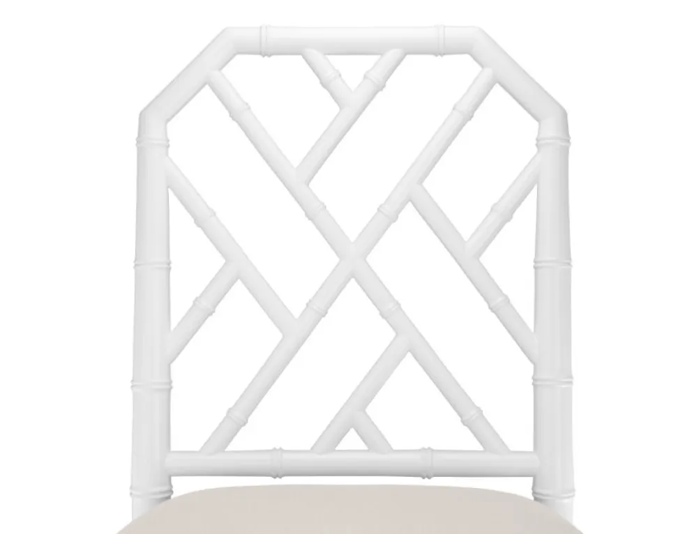Leila Chippendale Counter Stool - Eggshell White