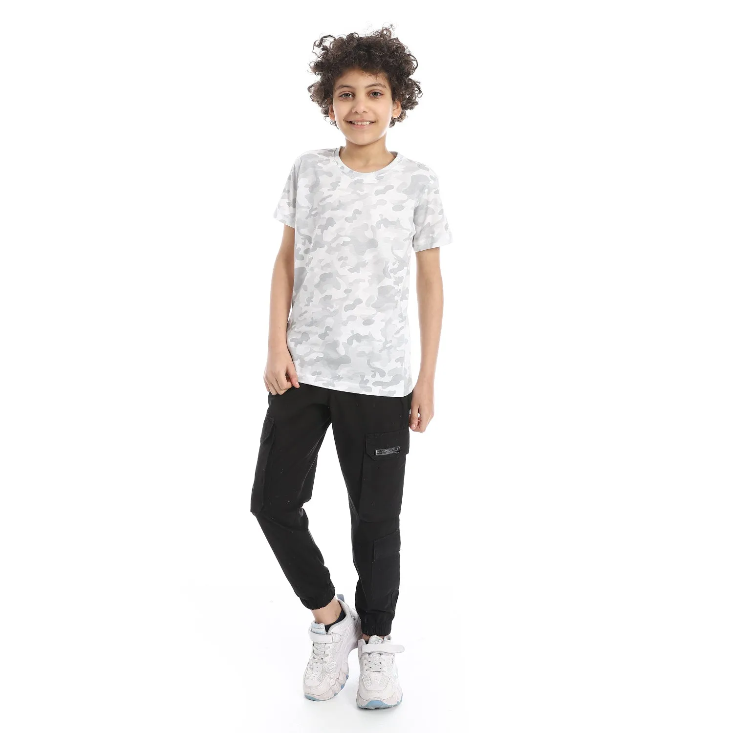 Lightweight_Camouflage_Cotton_Boys_T-Shirt_-_Grey_&_White