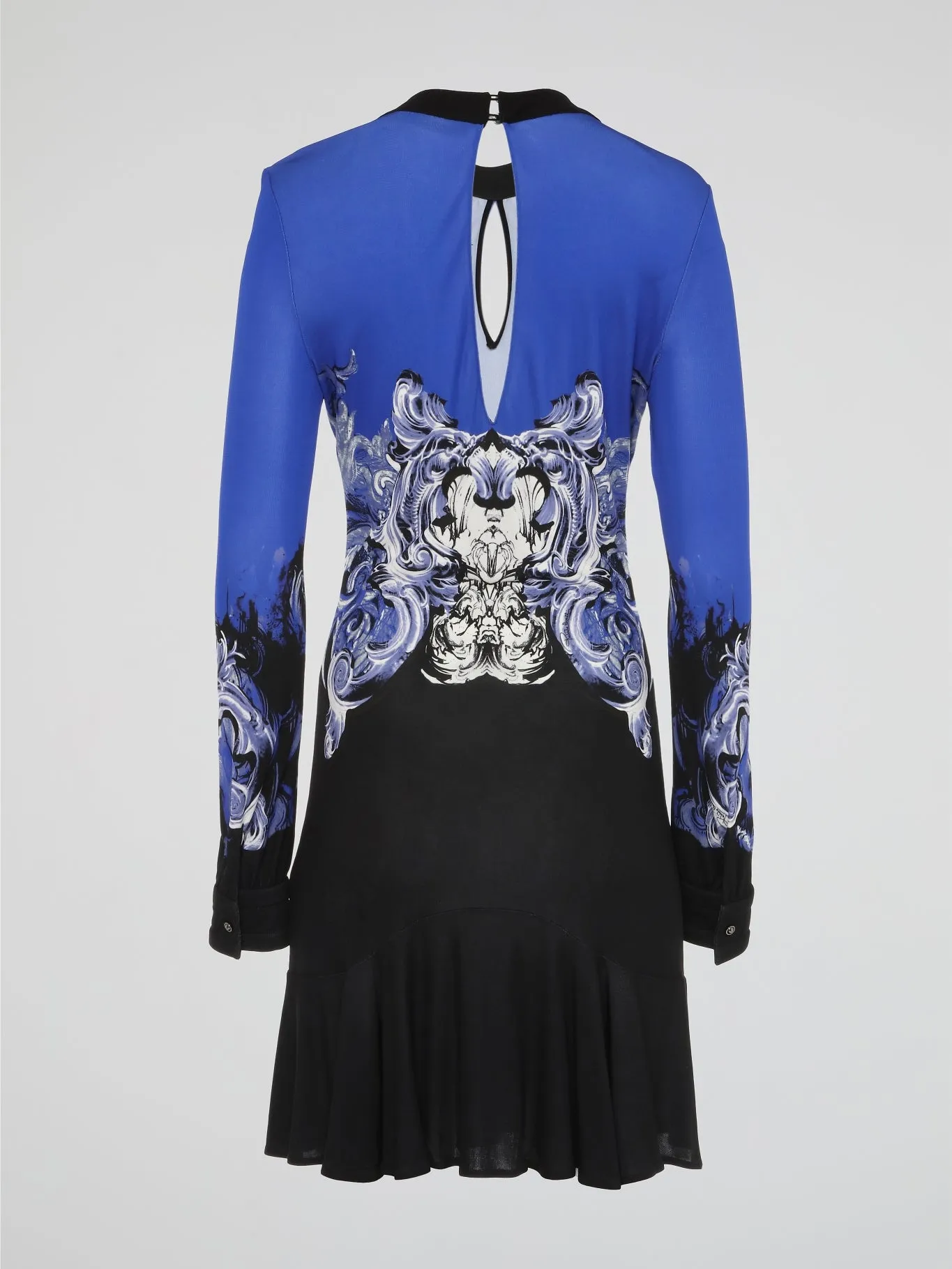Long Sleeve Keyhole Dress