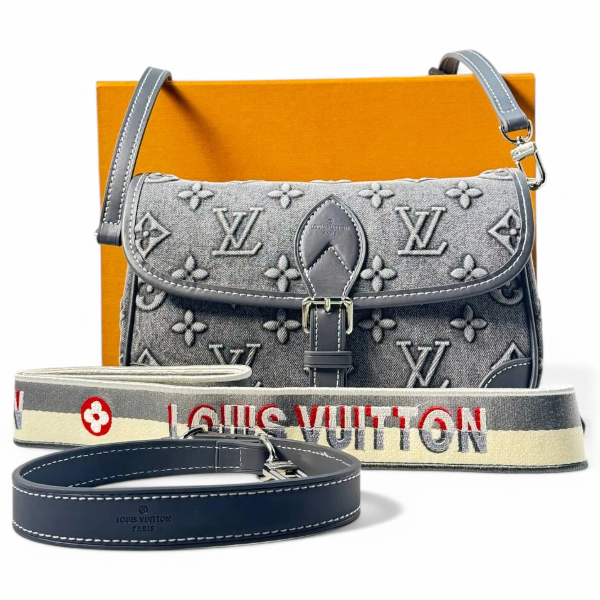 Louis Vuitton Monogram Denim Shoulder Bag – Limited Edition