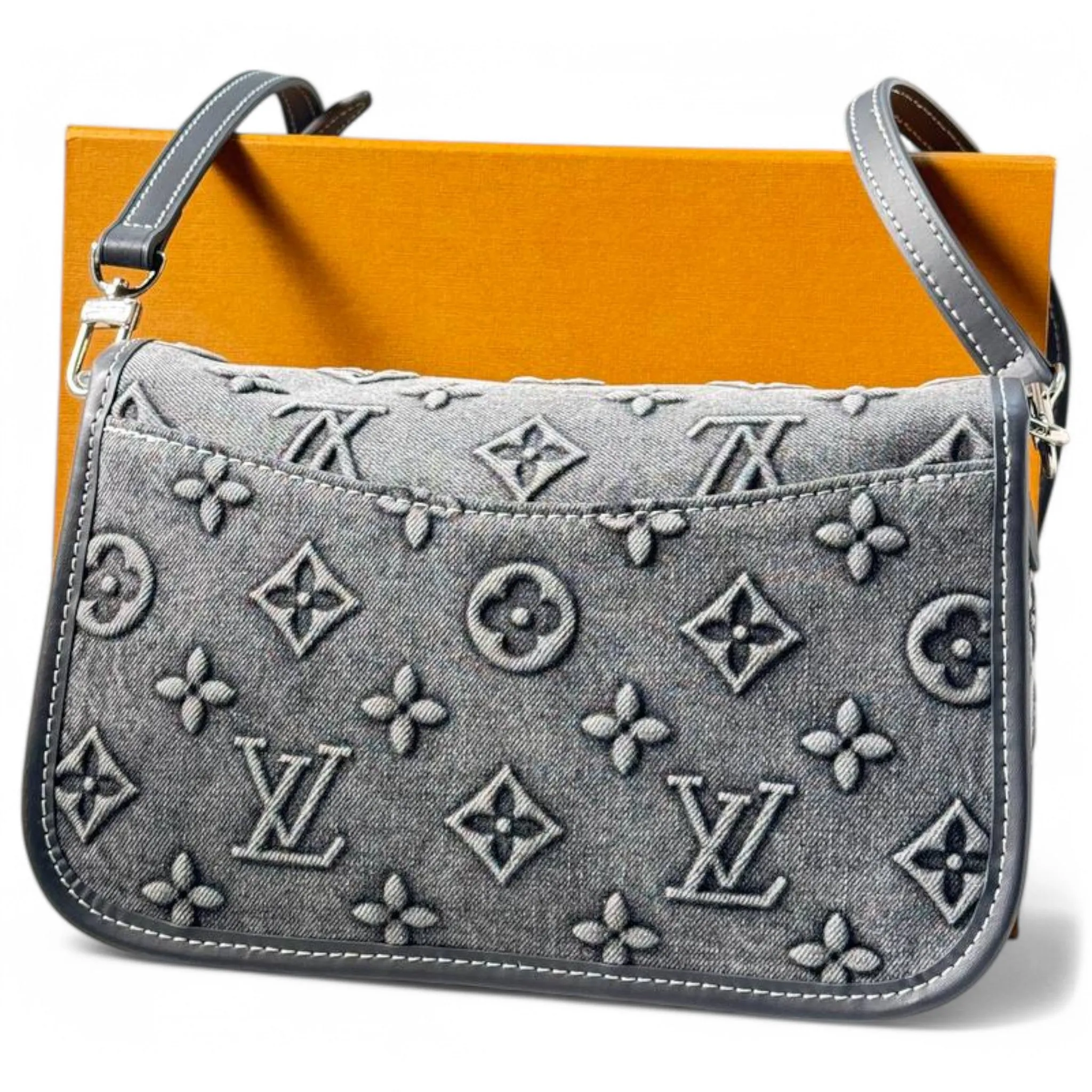 Louis Vuitton Monogram Denim Shoulder Bag – Limited Edition
