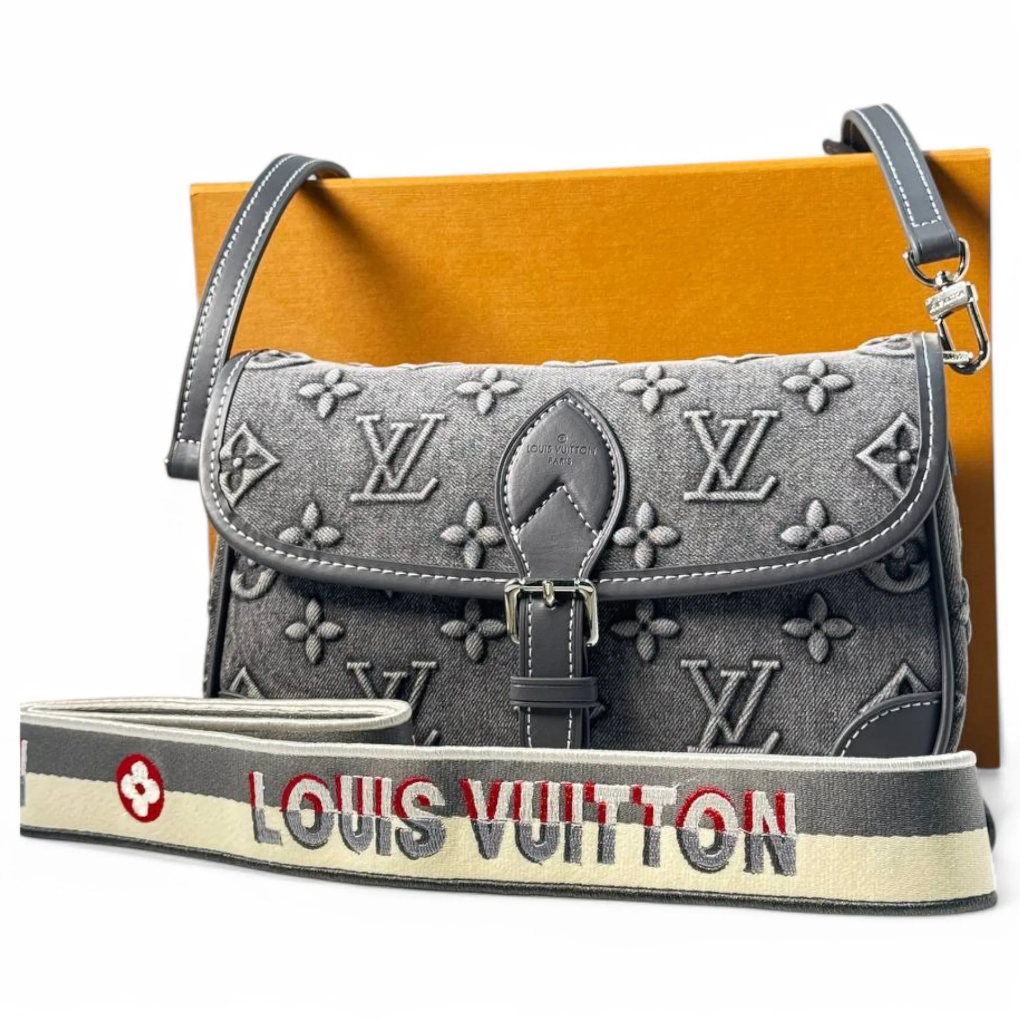 Louis Vuitton Monogram Denim Shoulder Bag – Limited Edition