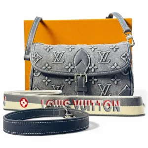 Louis Vuitton Monogram Denim Shoulder Bag – Limited Edition