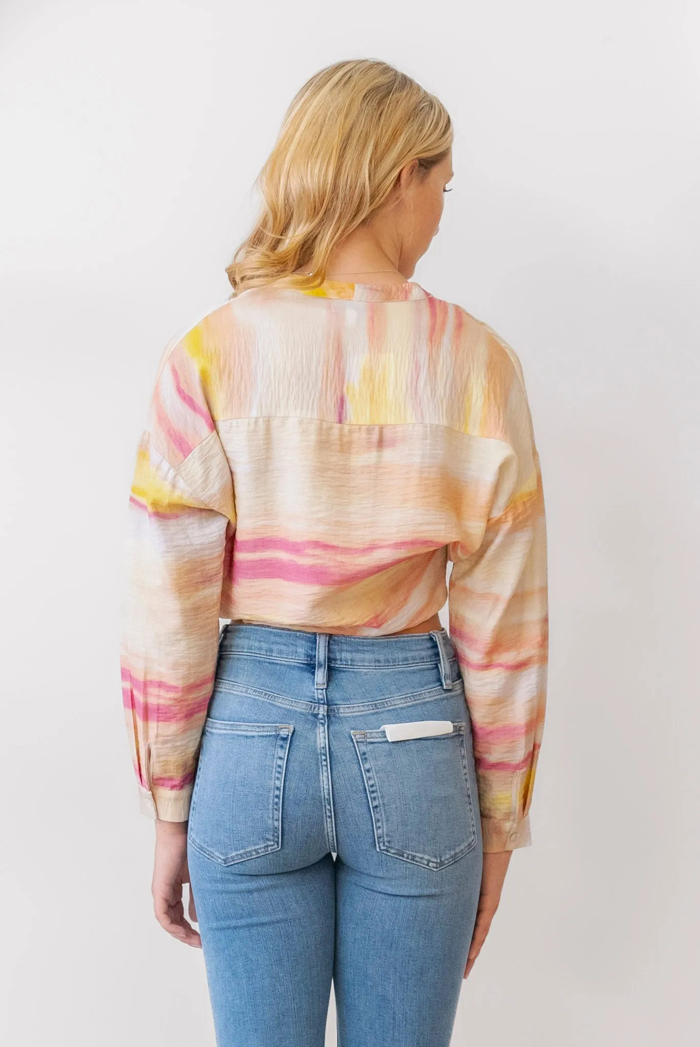 Lucy Paris Tie Front Blouse