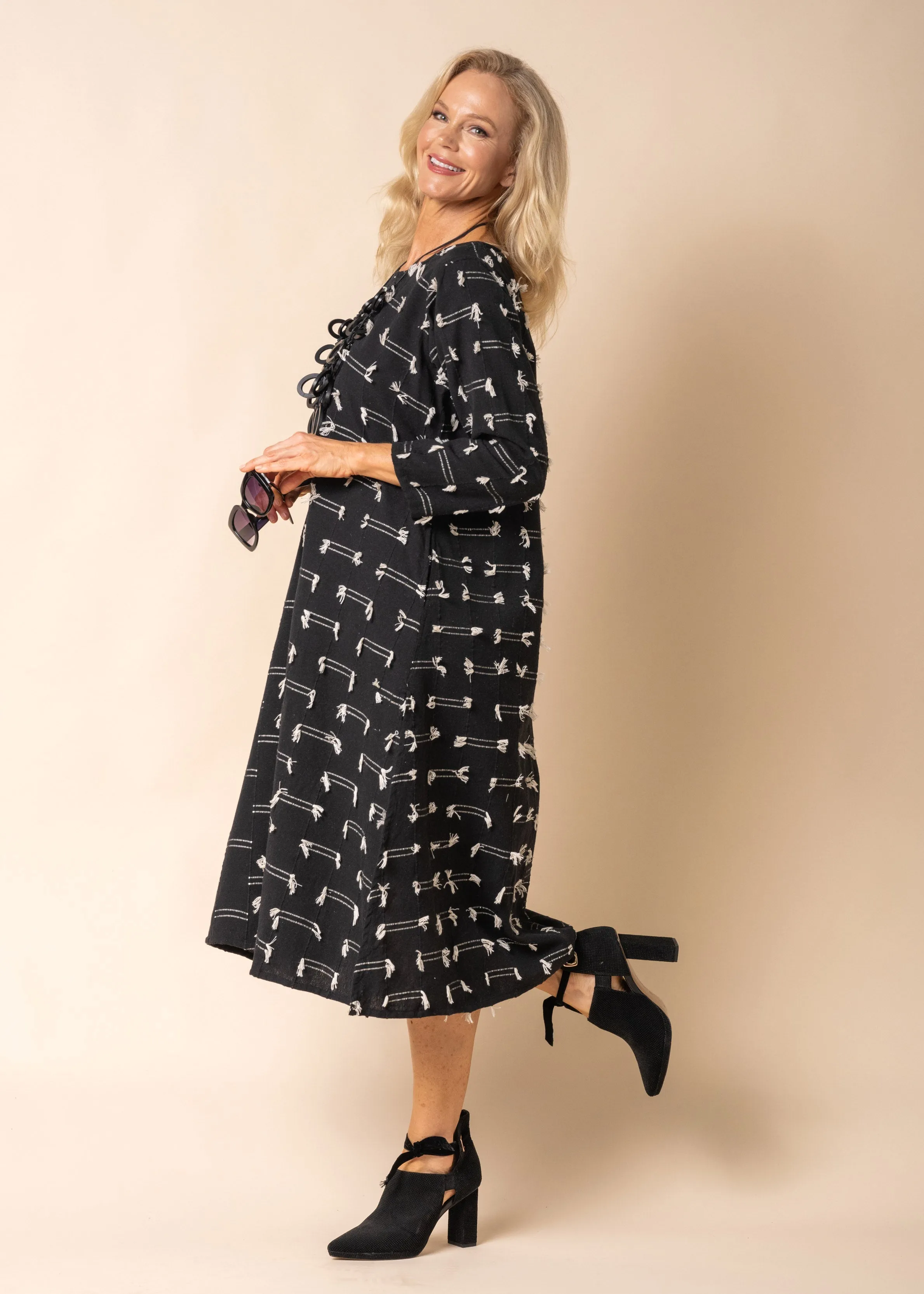 Luella Dress in Onyx