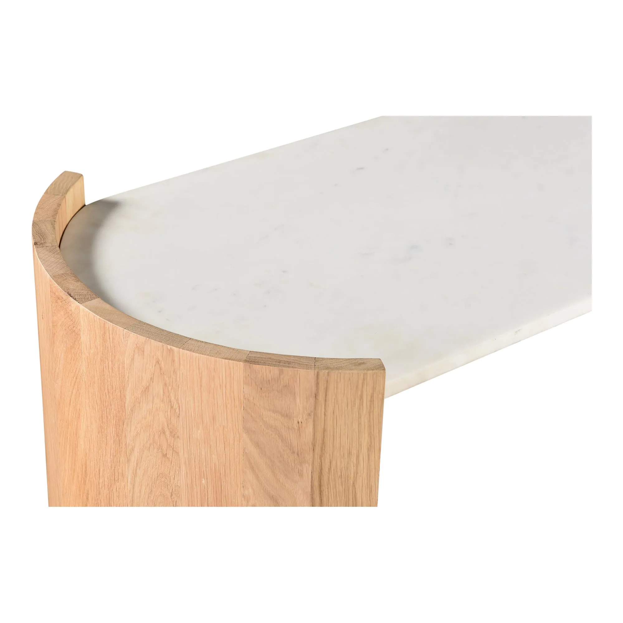 Lunar Oak Console Table
