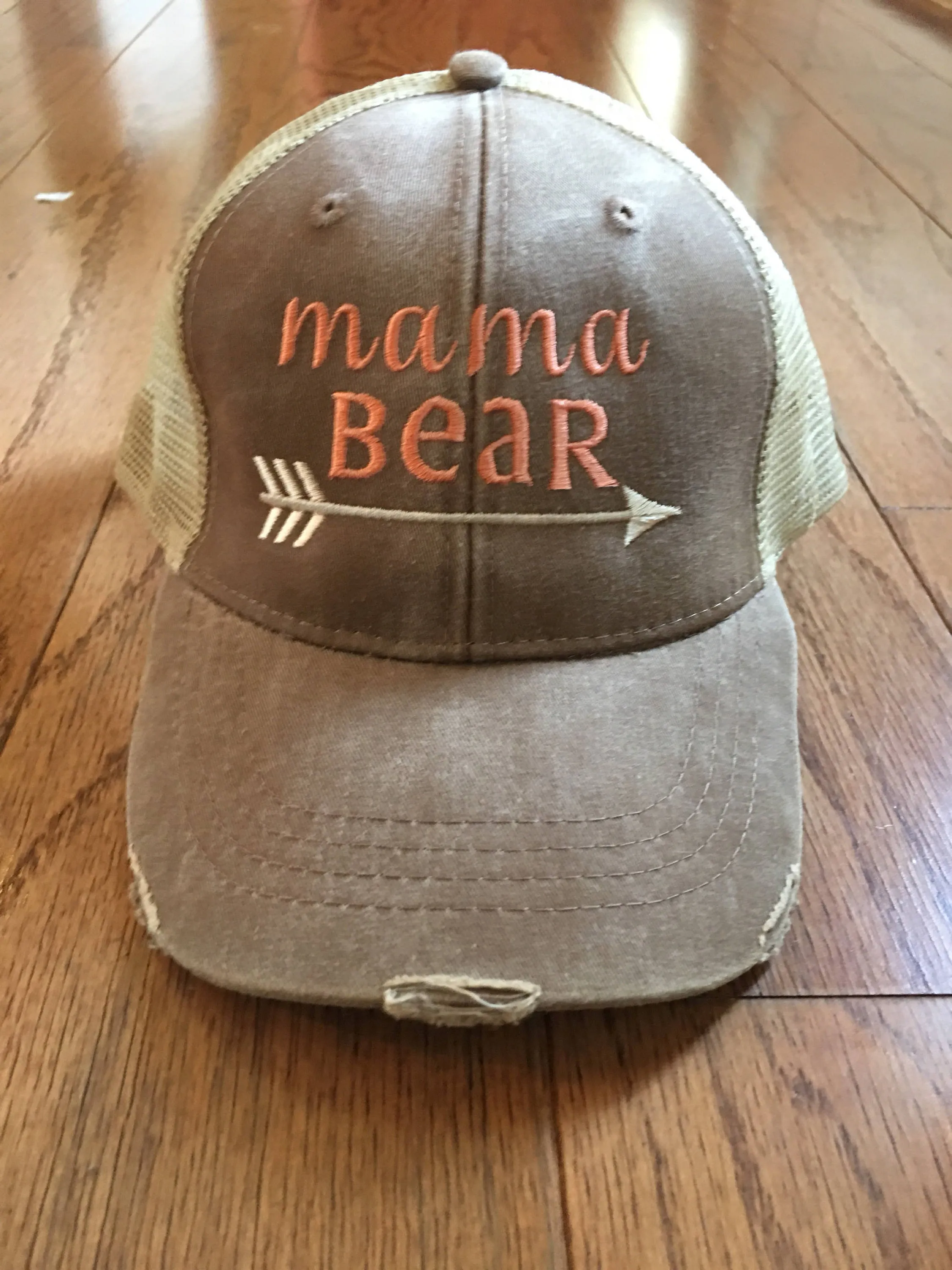 Mama Bear Arrow (8 Optional Hat Colors)