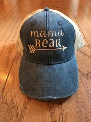 Mama Bear Arrow (8 Optional Hat Colors)
