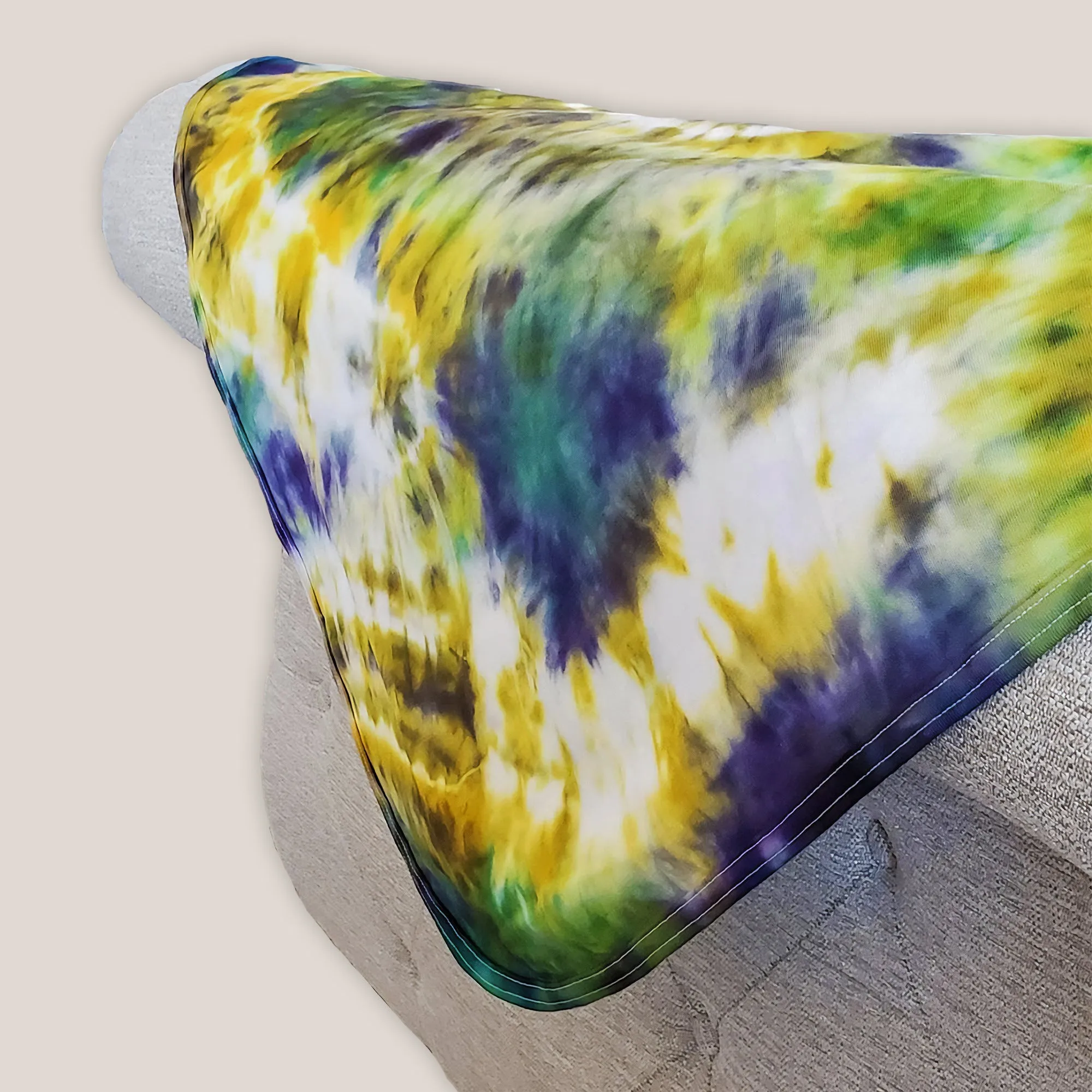 Mardi Gras Organic Tie Dye Baby Set