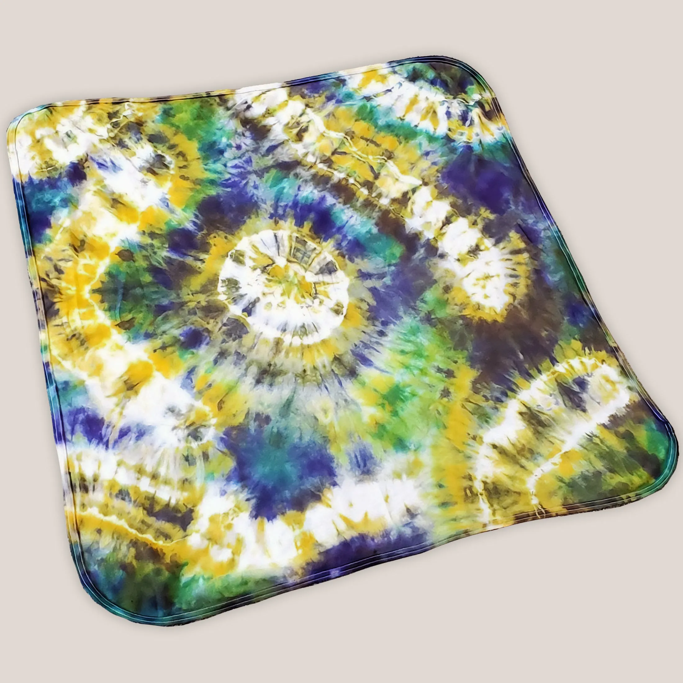 Mardi Gras Organic Tie Dye Baby Set