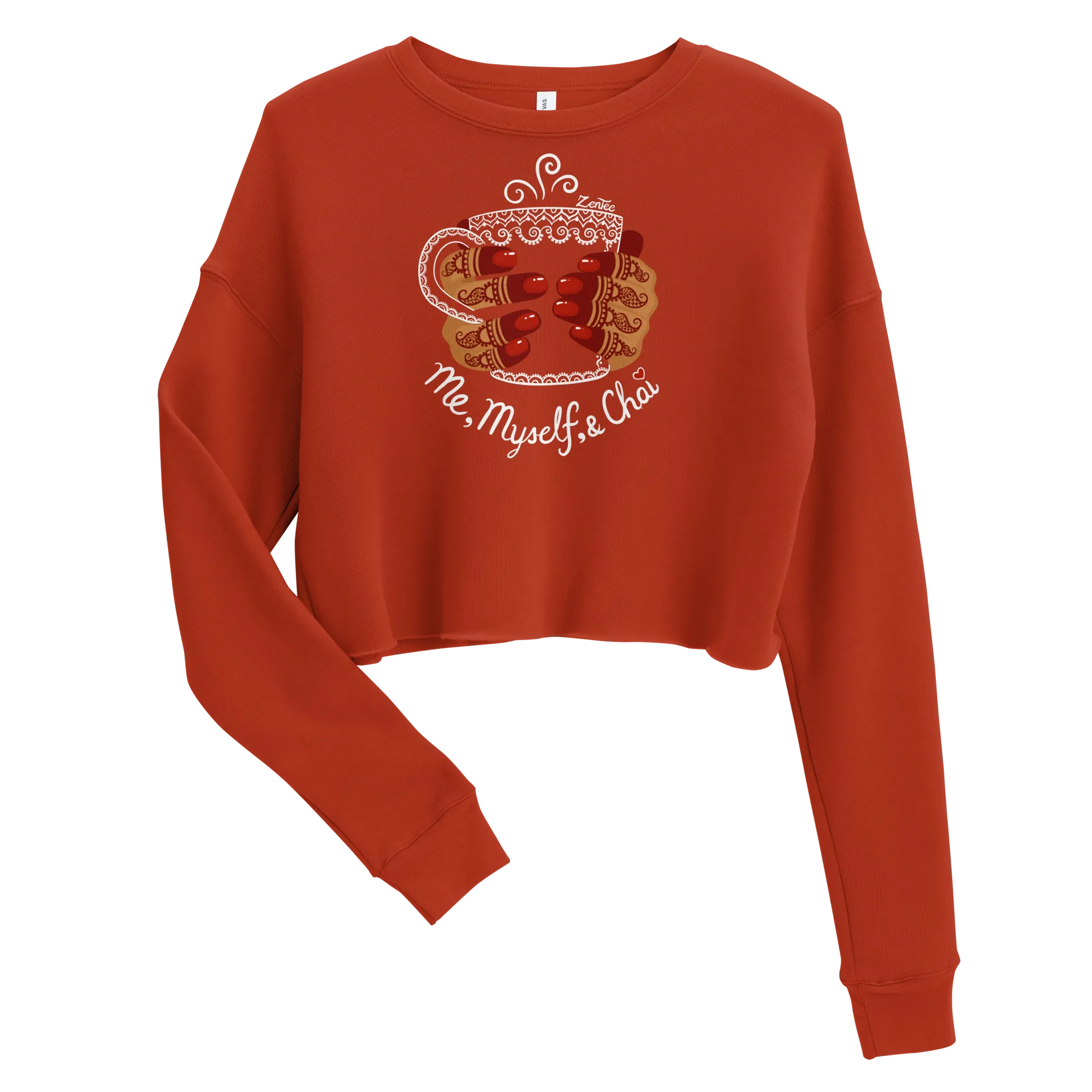 Me, Myself, & Chai - Crop Sweatshirt