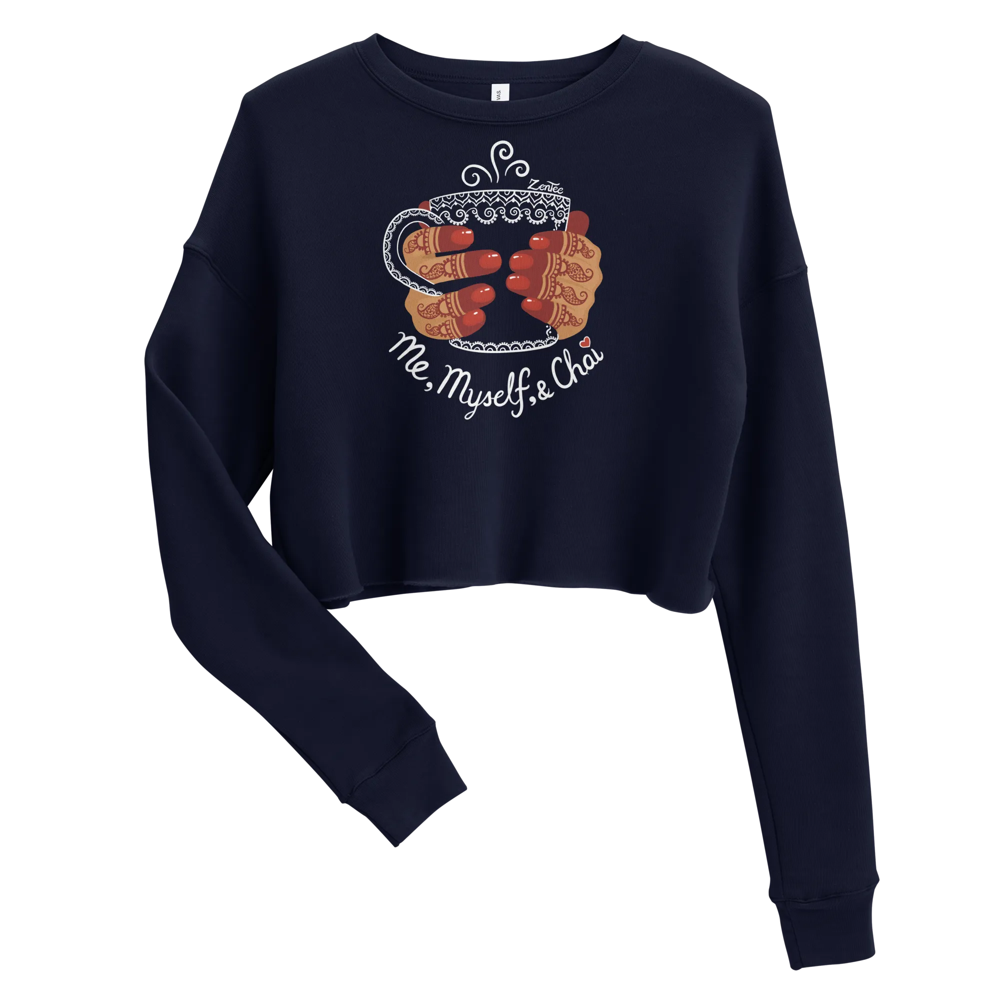 Me, Myself, & Chai - Crop Sweatshirt