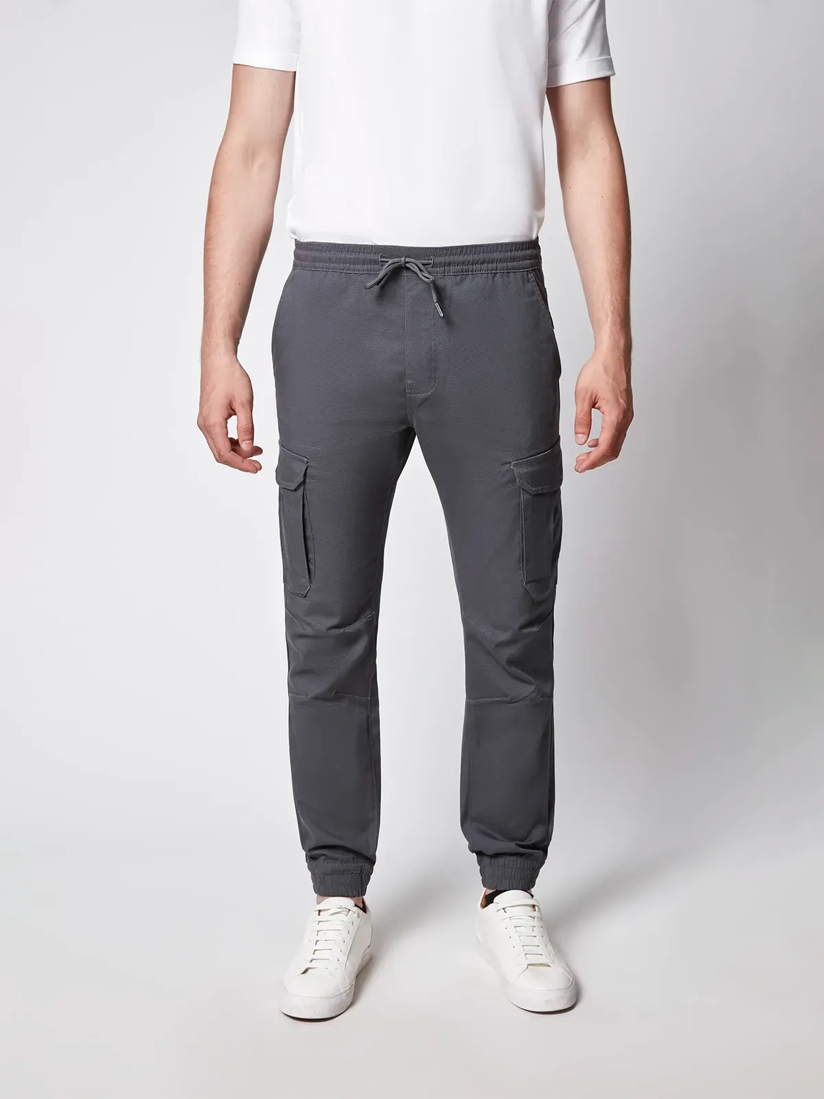Men’s Canvas Bungee Pull-on Cargo Jogger