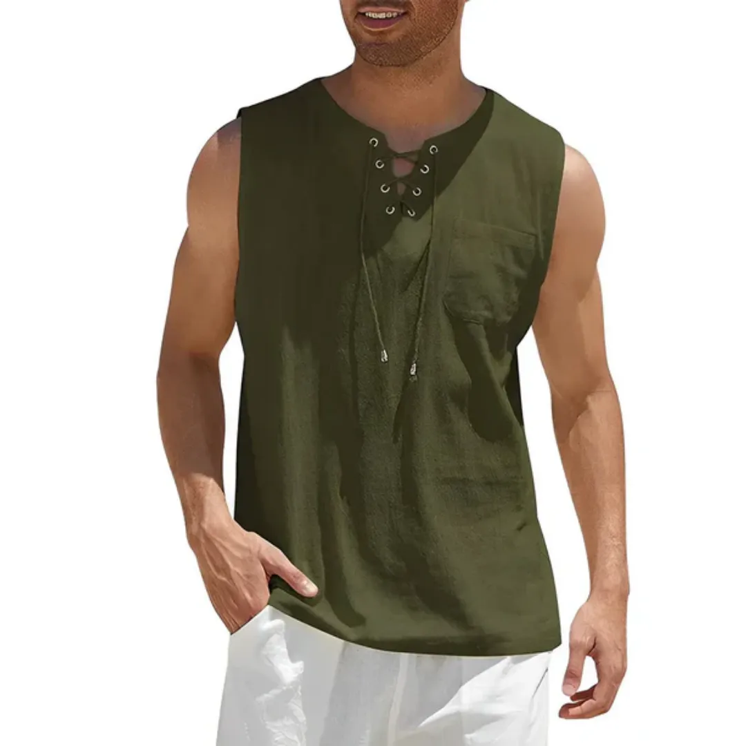 Men's Casual Summer Sleeveless Top | Vintage