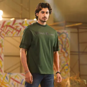 Mens Green Oversize T-Shirt