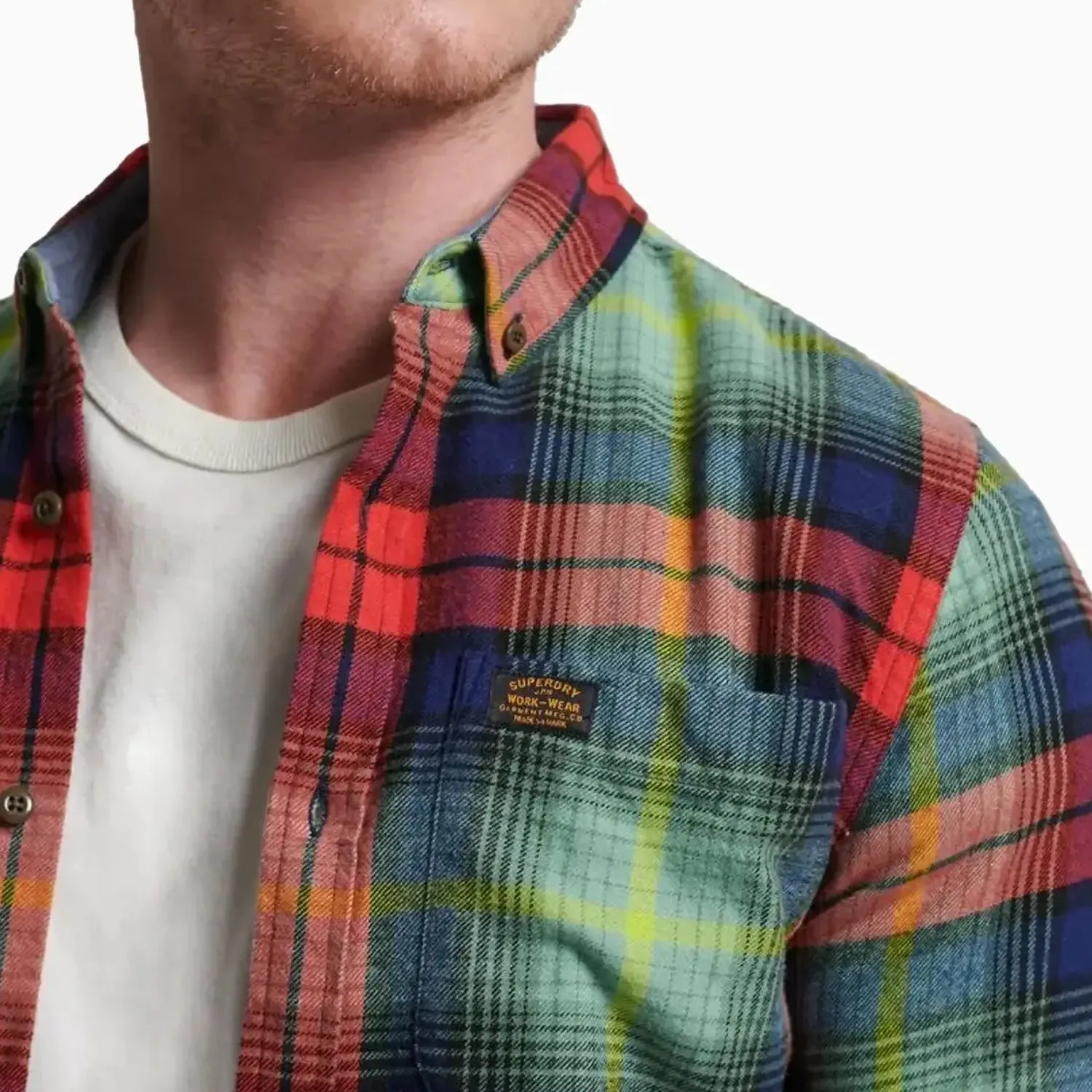 Men's Organic Cotton Vintage Lumberjack Shirt