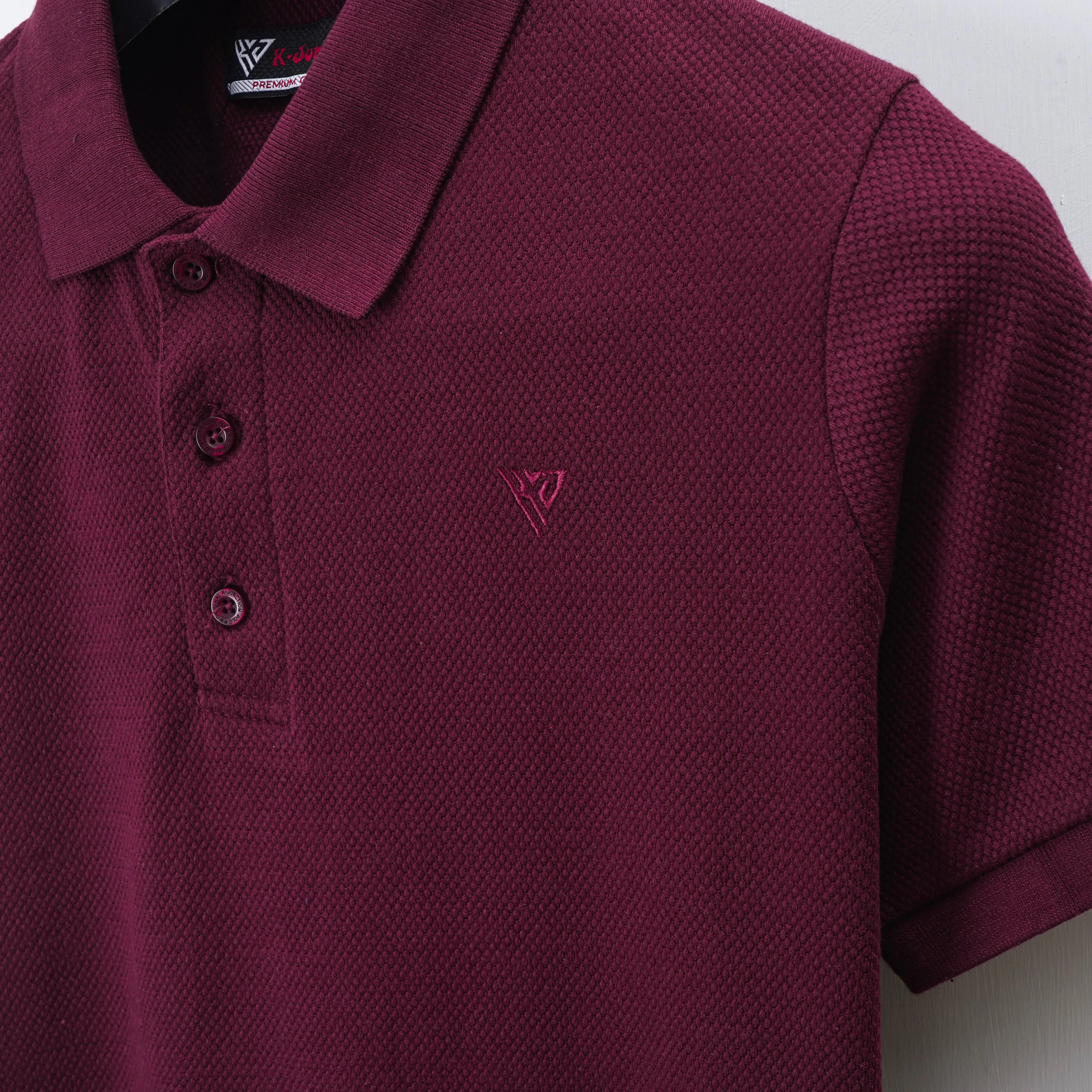 Men's Popcorn Half Sleeve Polo