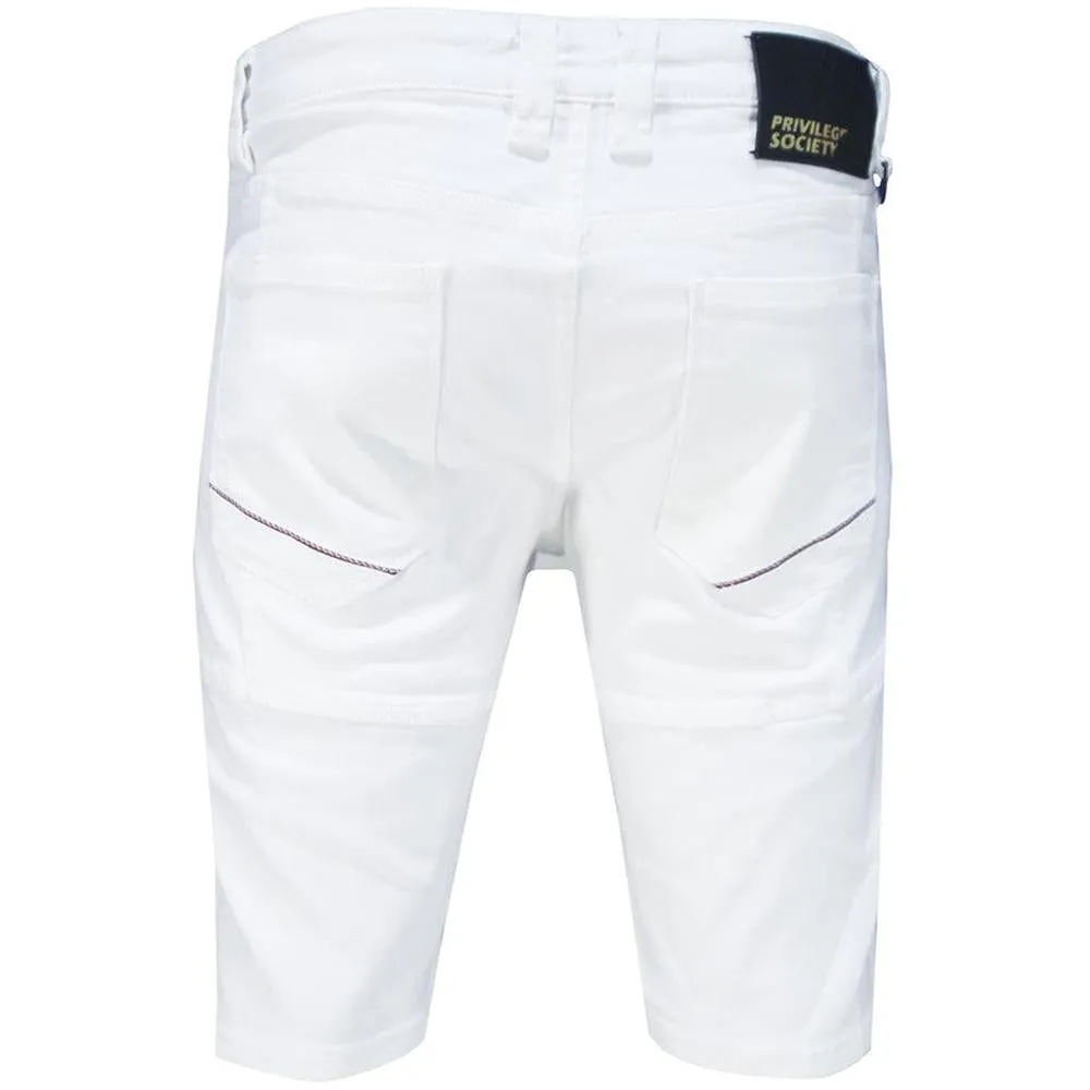Men's Premium Optic White Shorts PS2020S-102