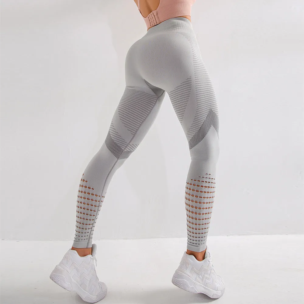 Mesh Breathable High Waist Yoga Pants