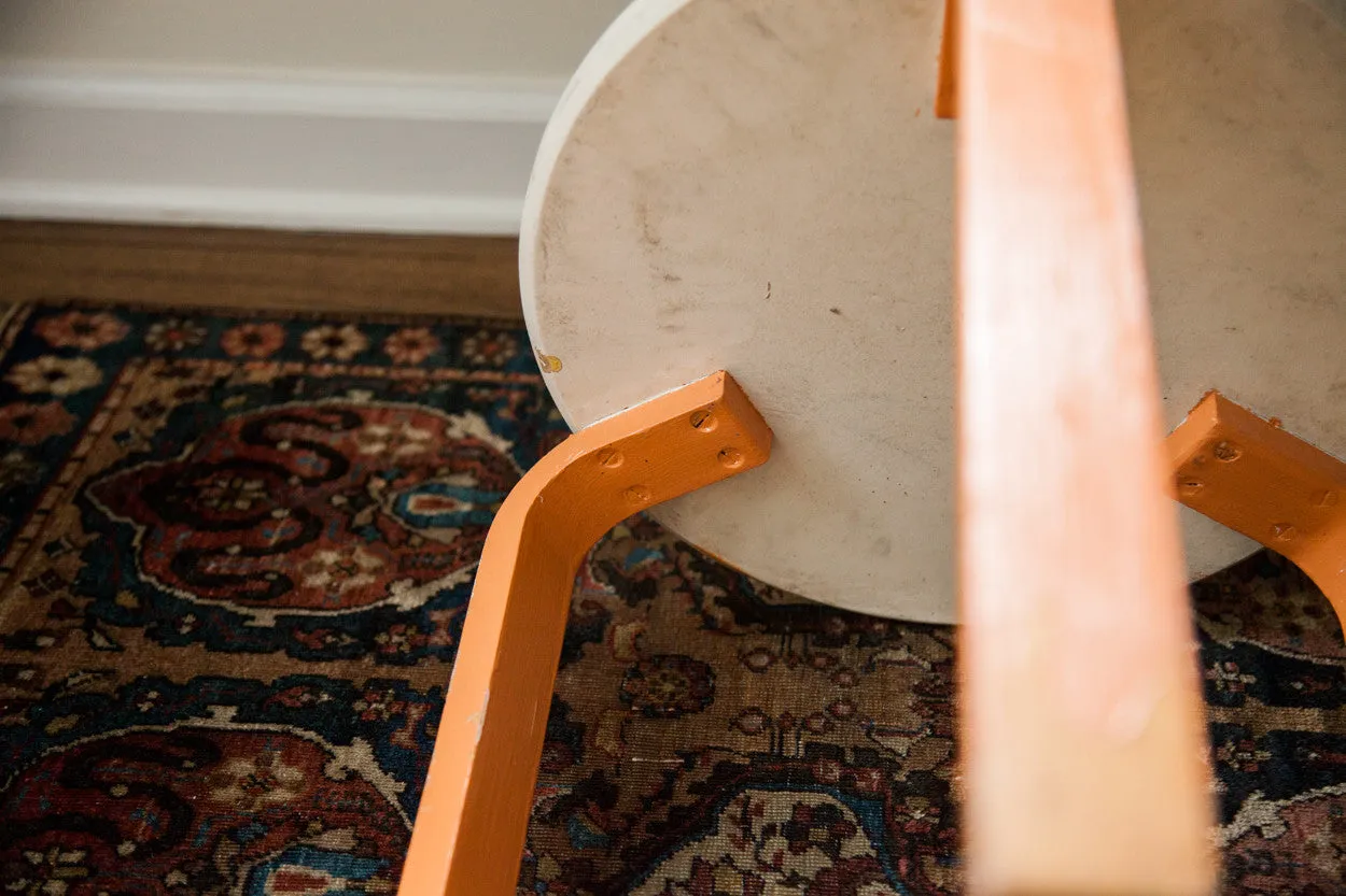 Mid Century Alvar Aalto Style Stool