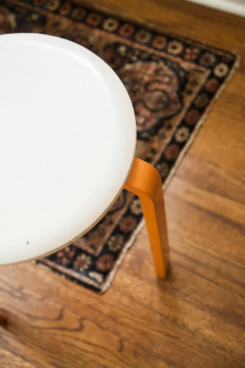 Mid Century Alvar Aalto Style Stool