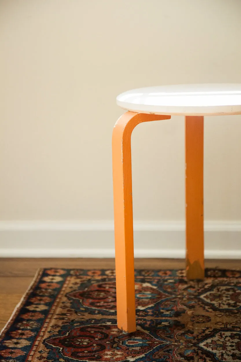 Mid Century Alvar Aalto Style Stool