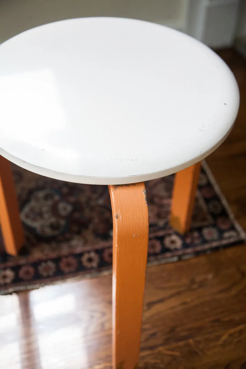 Mid Century Alvar Aalto Style Stool
