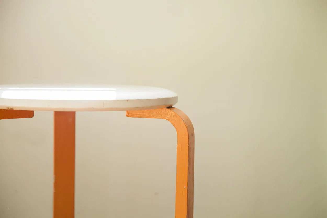 Mid Century Alvar Aalto Style Stool