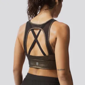 Milk and Muscles Nursing Sports Bra (Gold Digger)