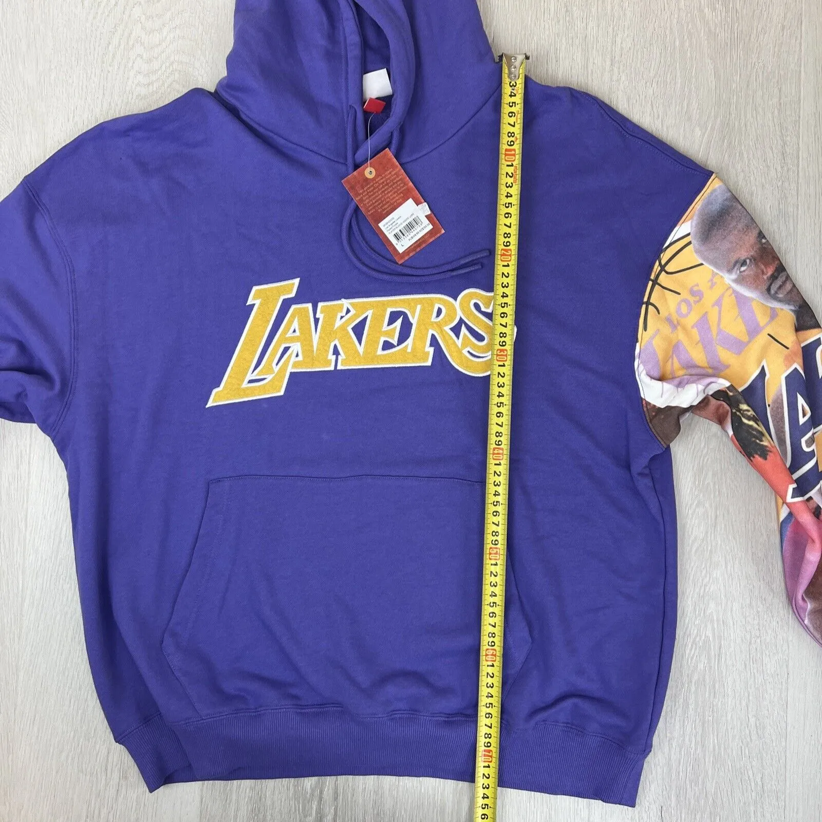 Mitchell & Ness Los Angeles Lakers Shaquille O'Neal Mens Hoodie Size L (New)