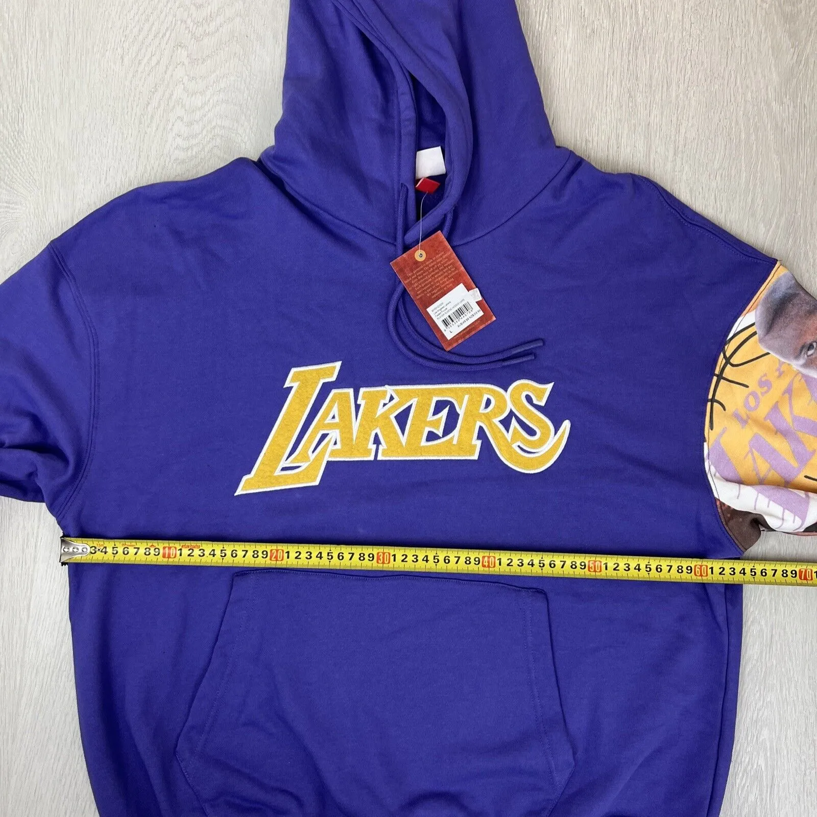 Mitchell & Ness Los Angeles Lakers Shaquille O'Neal Mens Hoodie Size L (New)