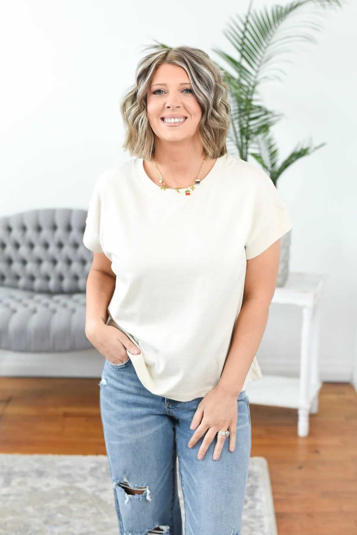 Monika Vintage Wash Top