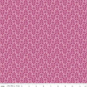 Morning Meadow Orchid Stems Fabric Yardage