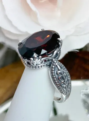 Natural Garnet Dragon Ring, Gothic Jewelry #D133
