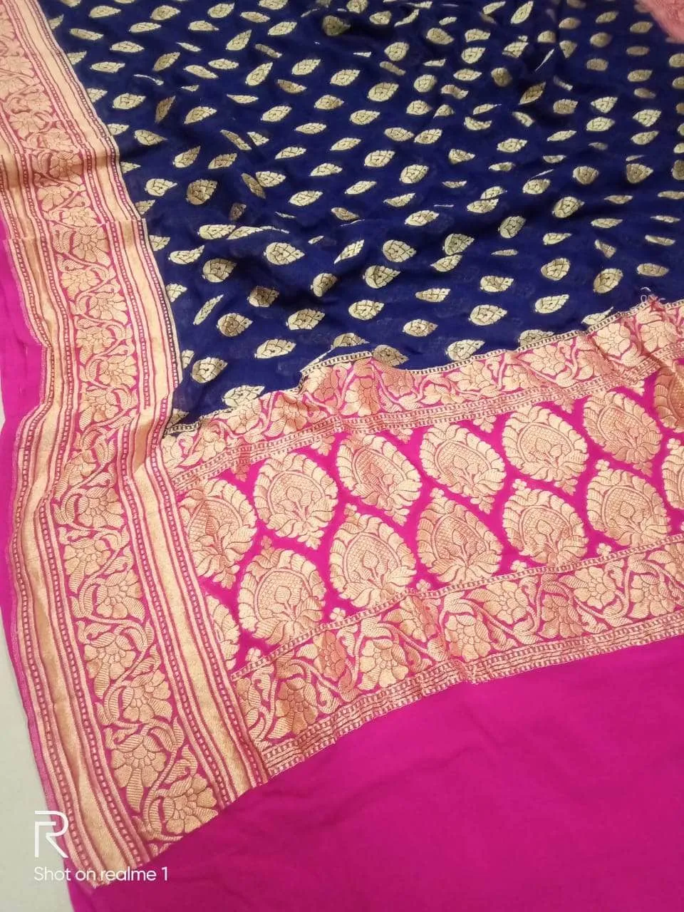 New Designer Banarasi Khaddi Chiffon Georgette Silk Saree