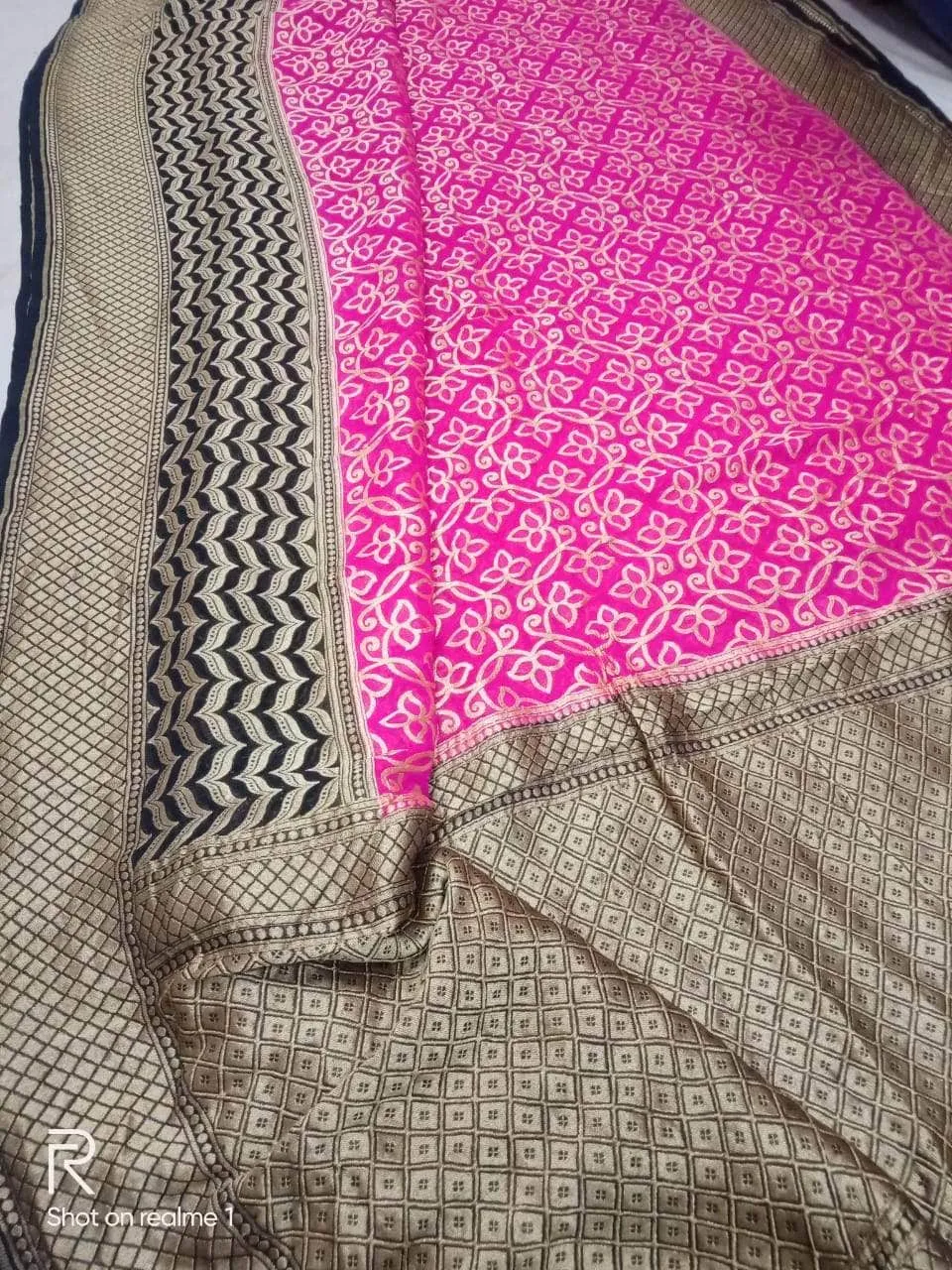 New Designer Banarasi Khaddi Chiffon Georgette Silk Saree