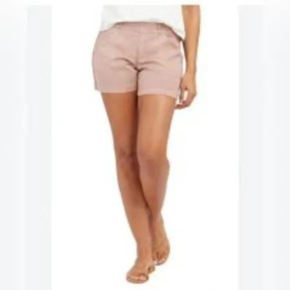 NEW Spanx Twill Mauve Classic Shorts