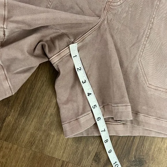 NEW Spanx Twill Mauve Classic Shorts