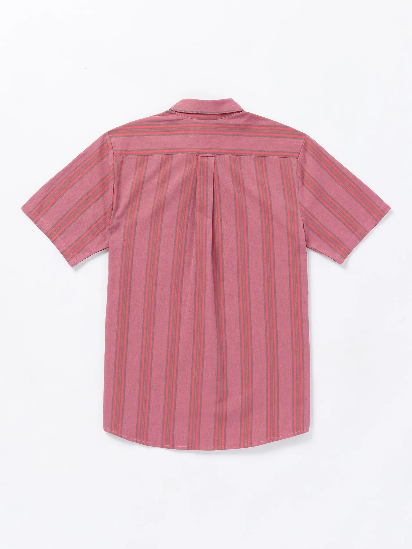 Newbar Stripe Shirt - WASHED RUBY