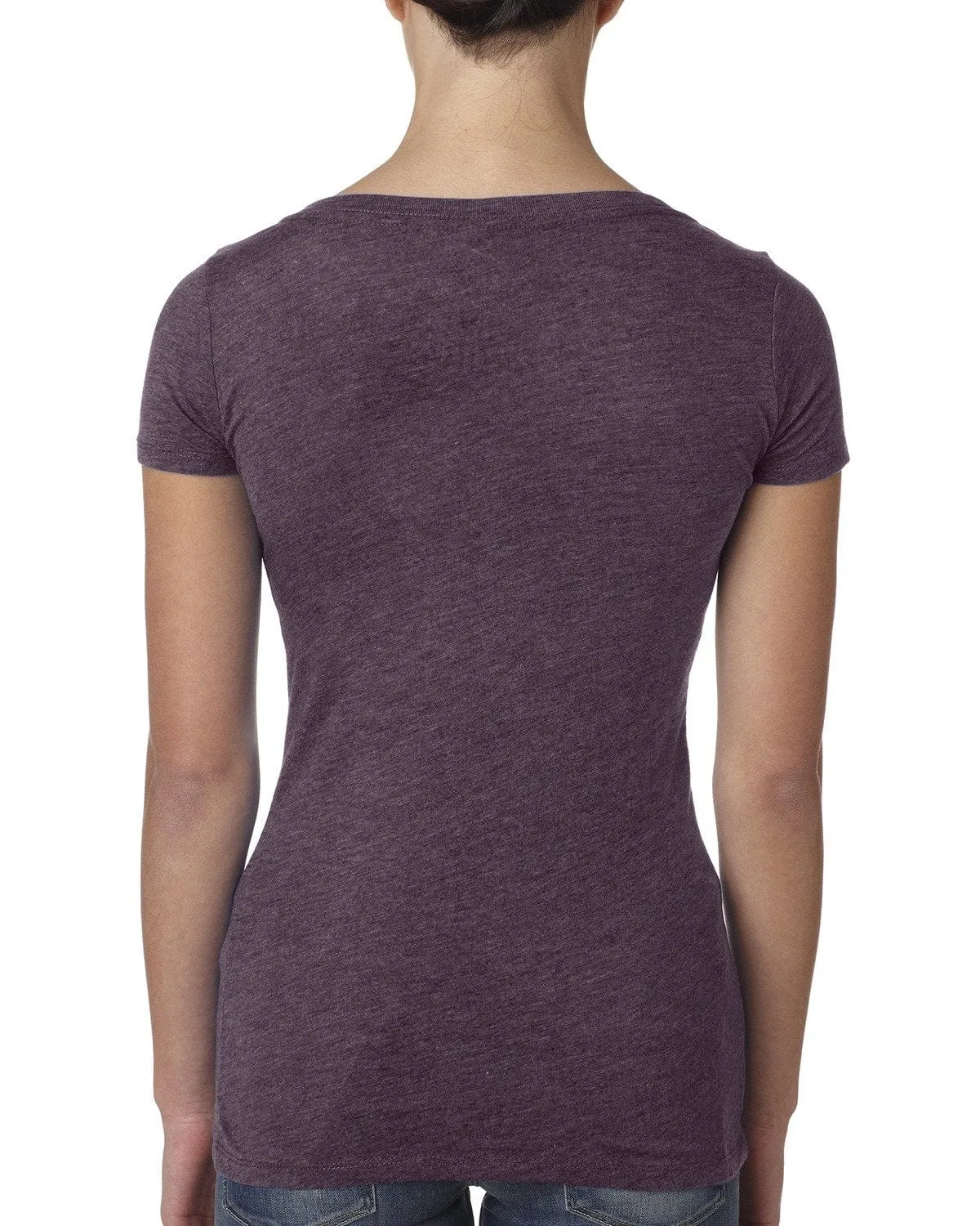 Next Level Ladies Triblend Scoop Neck Tee | Vintage Purple