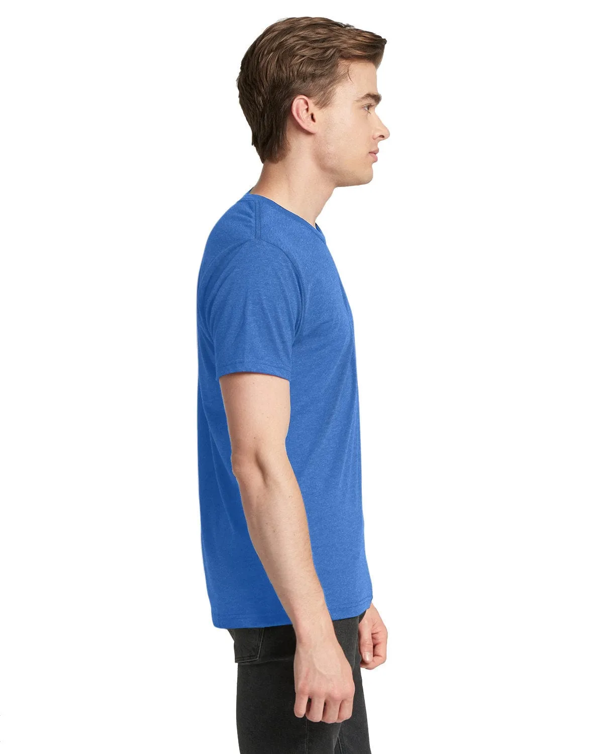 Next Level Mens Triblend Crew Tee | Vintage Royal