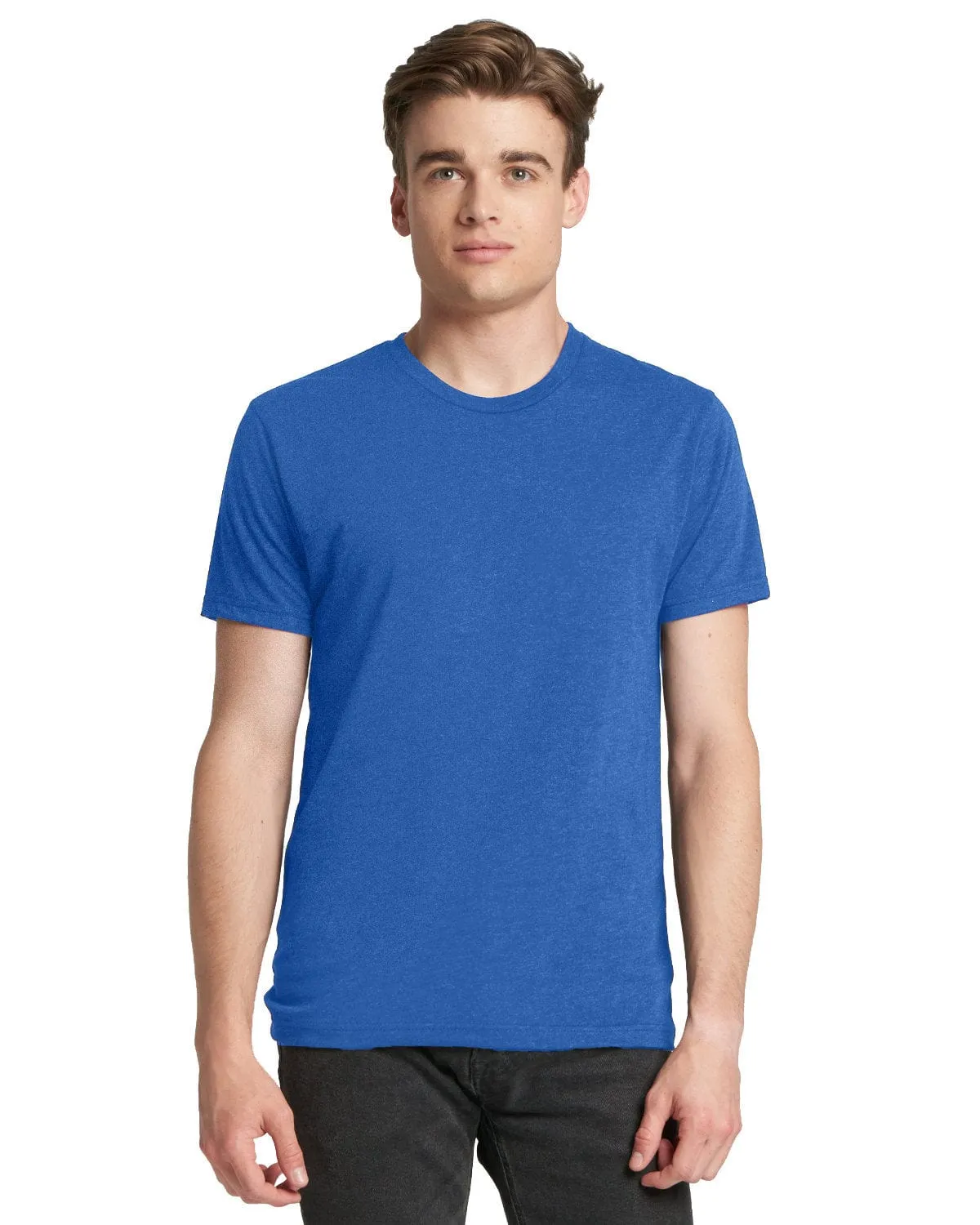 Next Level Mens Triblend Crew Tee | Vintage Royal