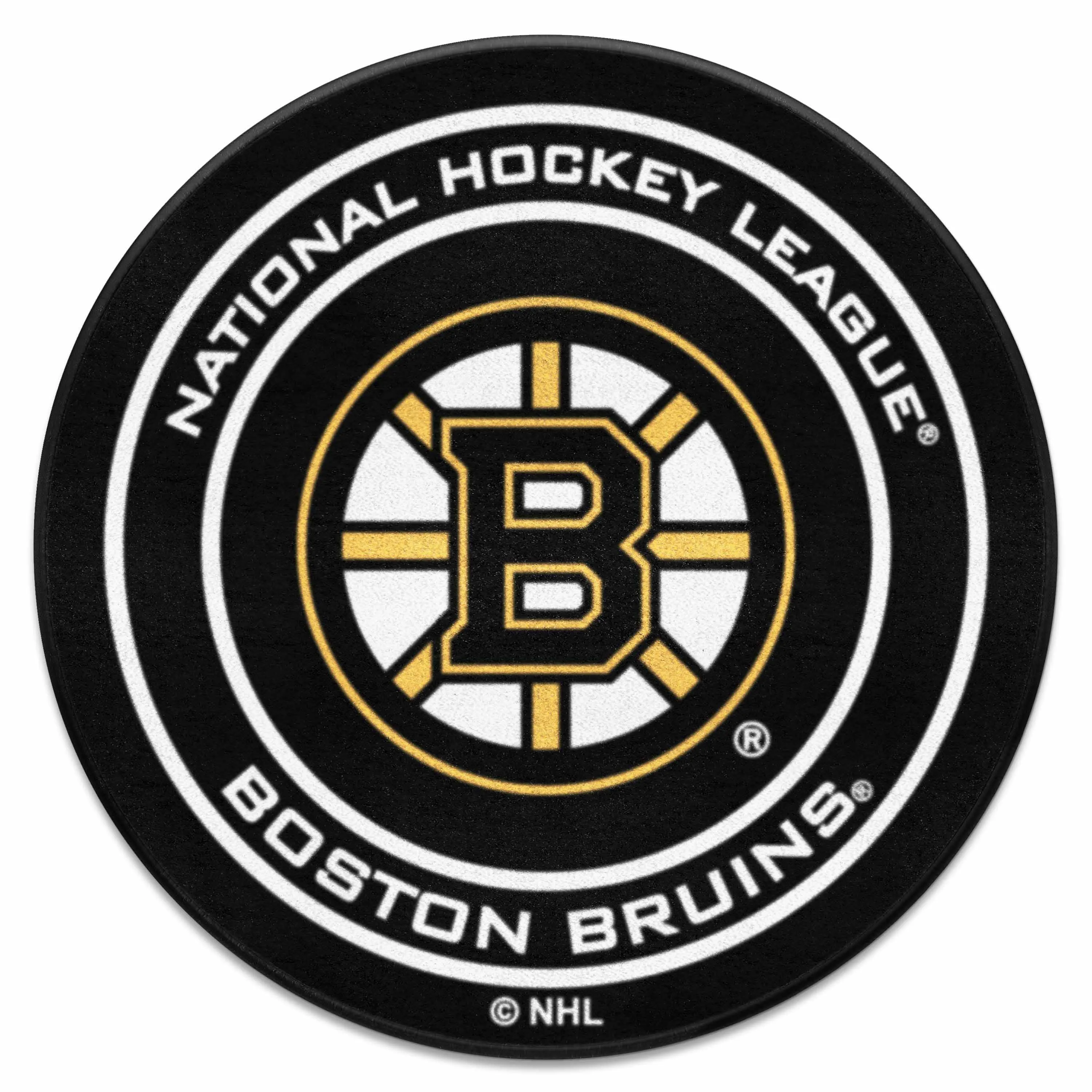 NHL - Boston Bruins Puck Mat