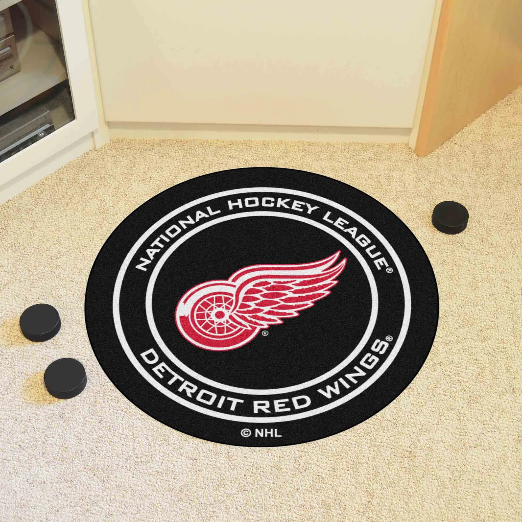 NHL - Detroit Red Wings Puck Mat