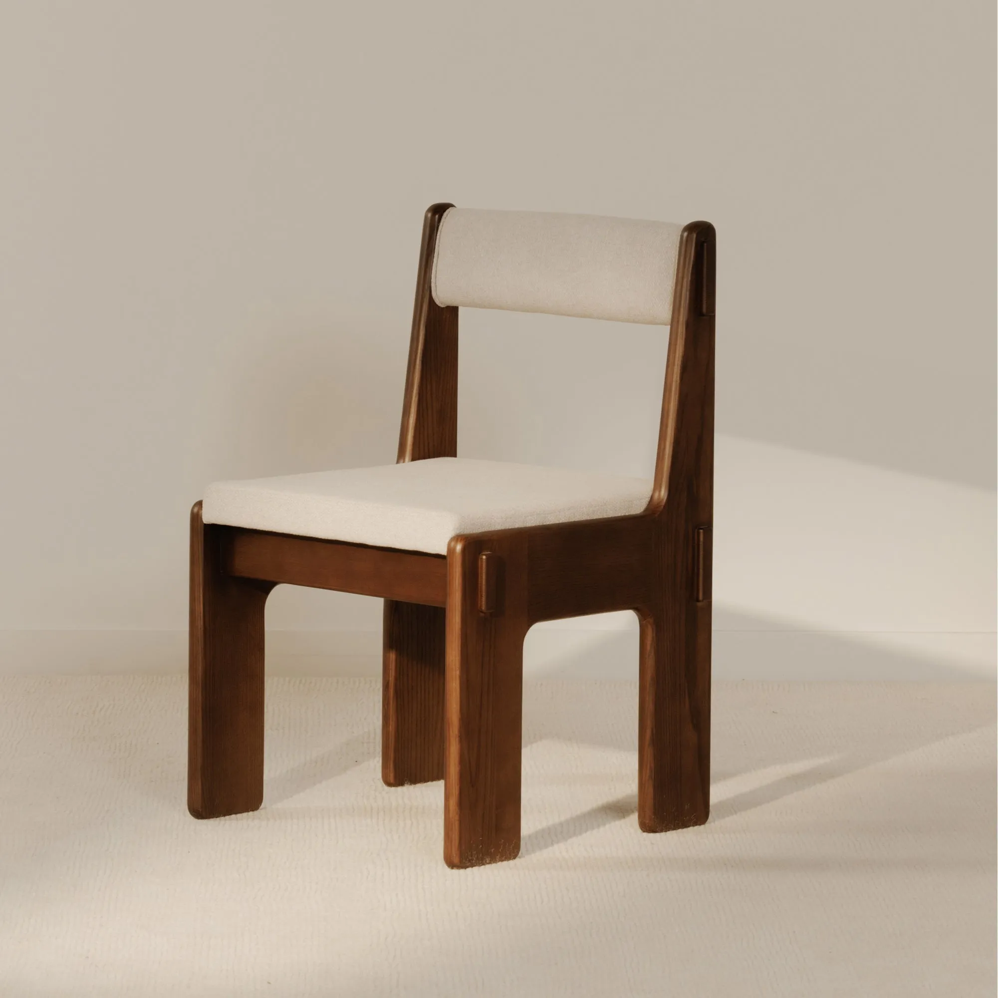 Okinawa-Inspired Retro Dining Chair Duo